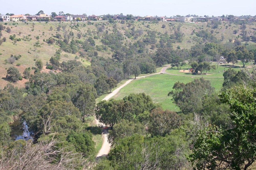 Brimbank Park and the Maribyrnong River, next to Kealba