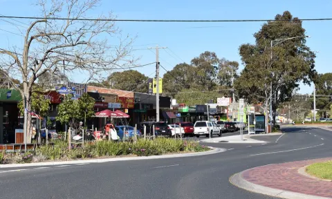 Keilor Village shopping strip