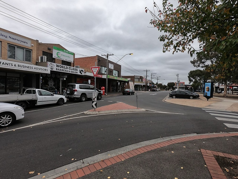 Local shops at Centreway, Keilor East