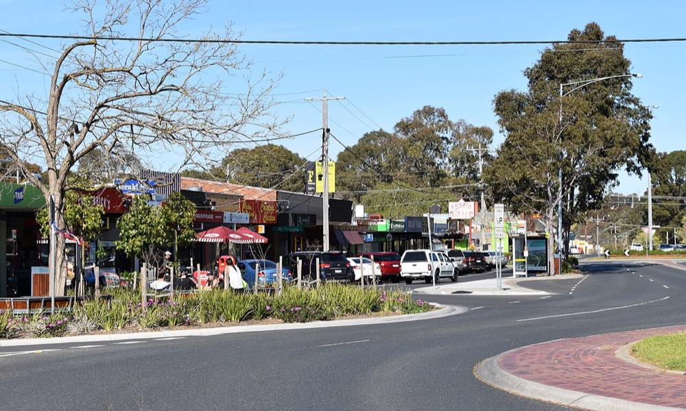 Keilor Village shopping strip