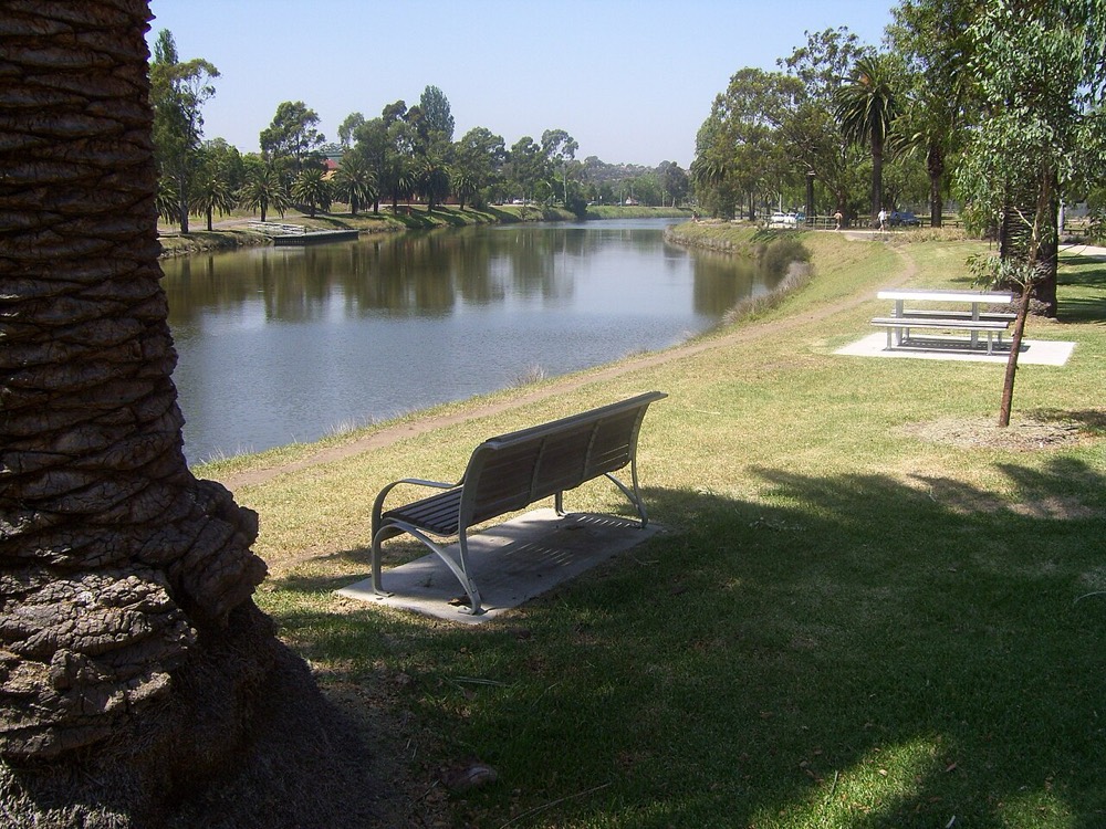 The Maribyrnong River at Maribyrnong