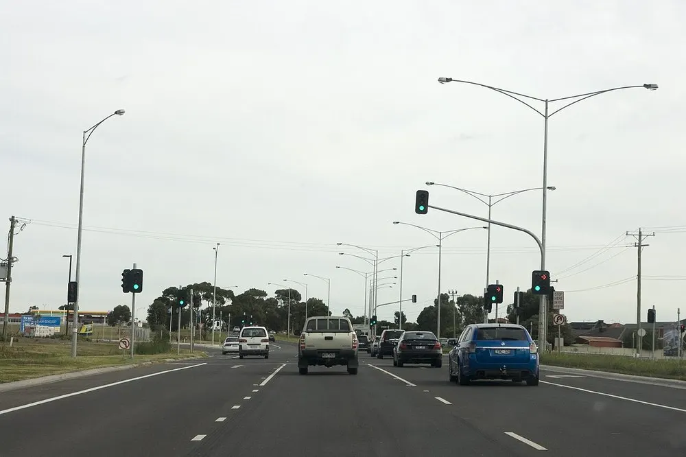 A main road through Ravenhall