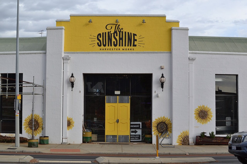 The entrance to the Sunshine Harvester Works in Sunshine, Victoria